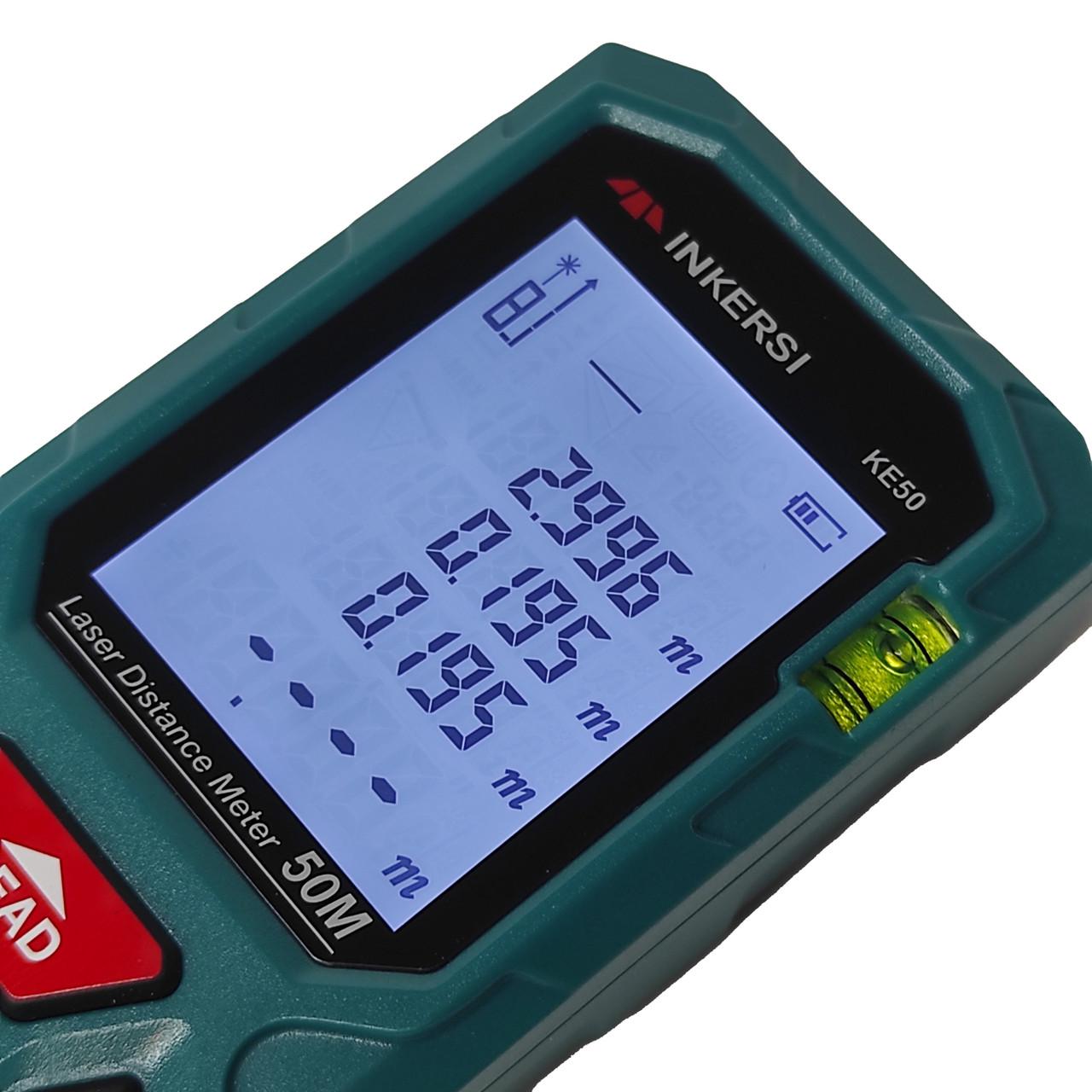 Дальномер лазерный Inkersi KE50 для измерения длины/площади/объема (2538737985) - фото 4 Дальномер лазерный Inkersi KE50 для измерения длины/площади/объема (2538737985) - фото 4