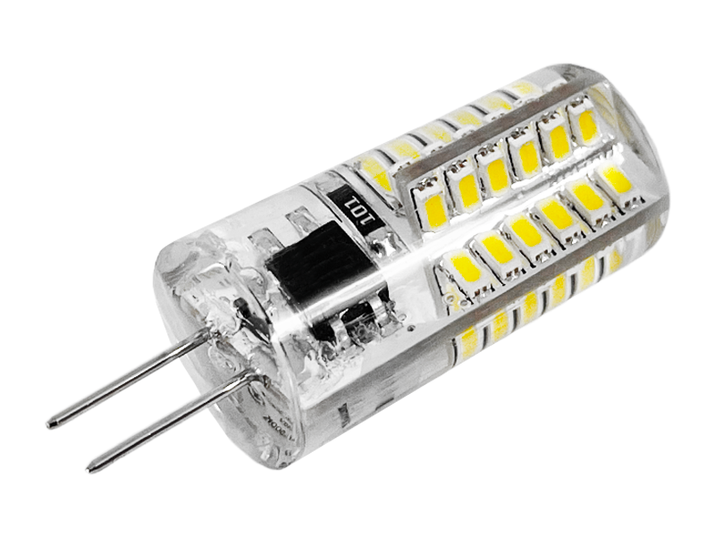 Светодиодная лампа Lemanso LM327 G4 3014SMD силикон 48LED 2,5W 170Lm 4500K 230V (22811267) - фото 2