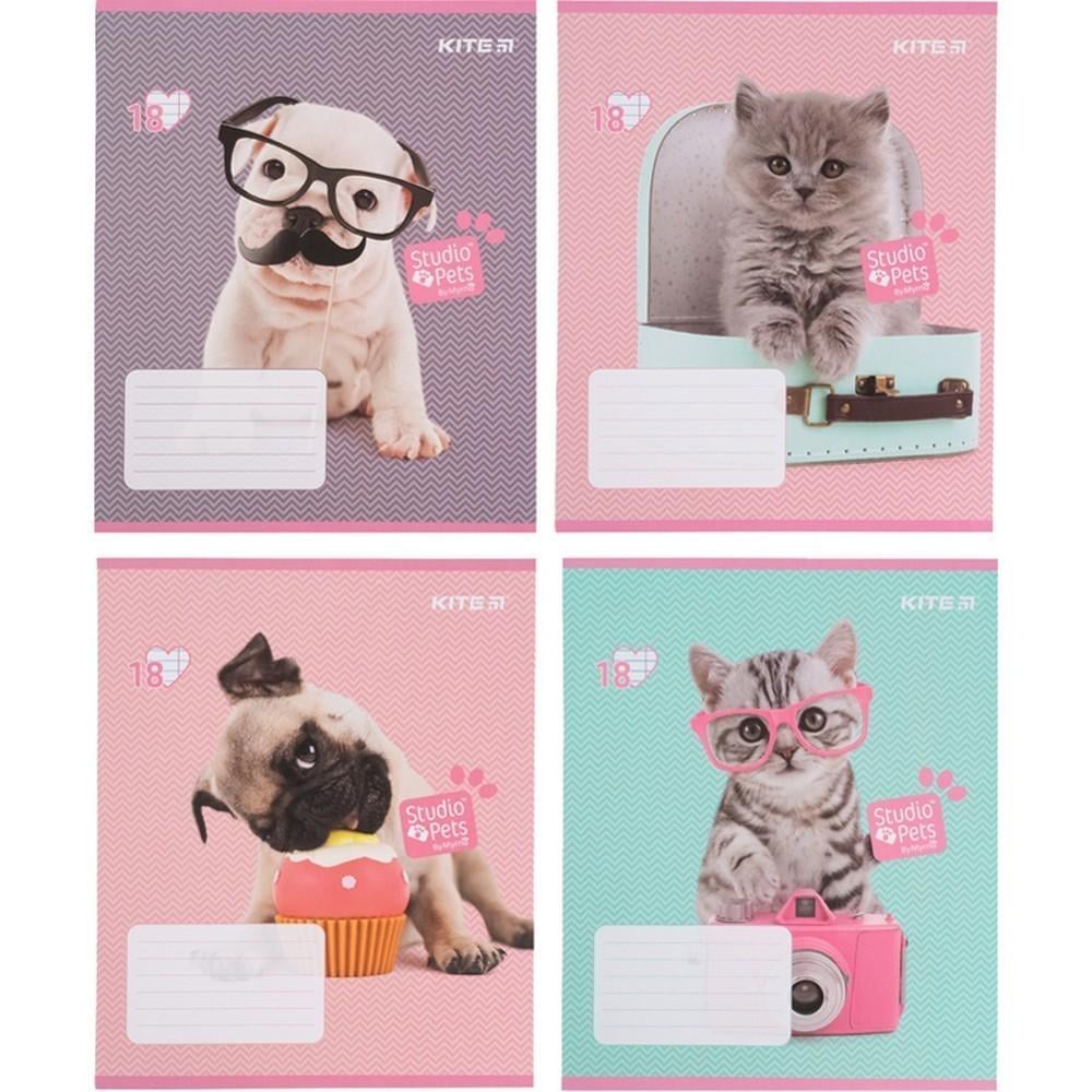 Комплект школьных тетрадей KITE Studio Pets 20 шт. (SP21-237_20pcs)