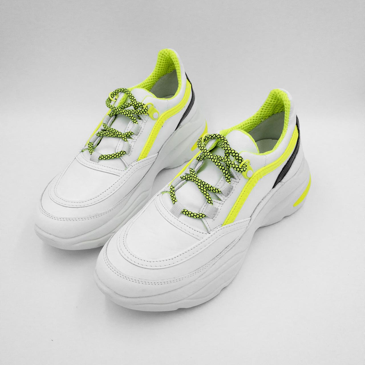 Кроссовки женские Bistfor кожа р. 41 Белый