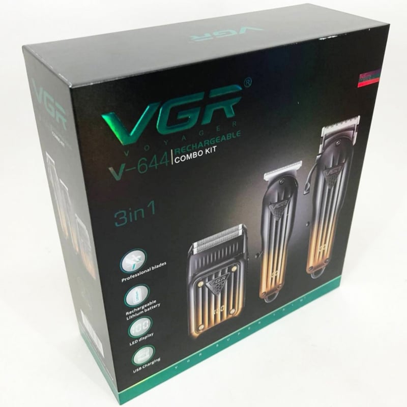 Машинка для стрижки VGR V-644 3в1 аккумуляторная комплект (tf7436) - фото 16 Машинка для стрижки VGR V-644 3в1 аккумуляторная комплект (tf7436) - фото 16