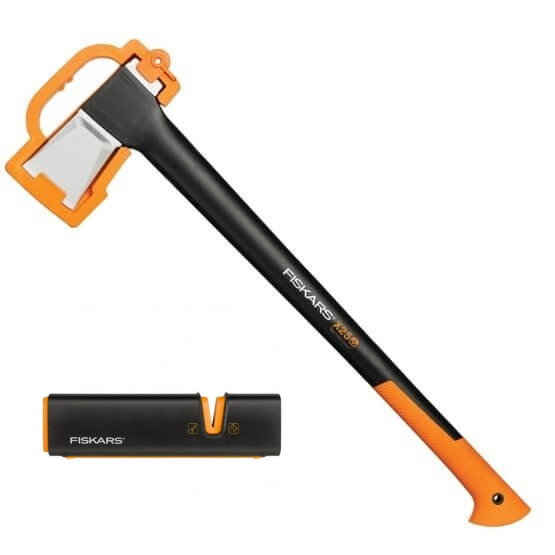 Сокира-колун Fiskars X25 XL та точило для сокир і ножів (1015643/1060003)