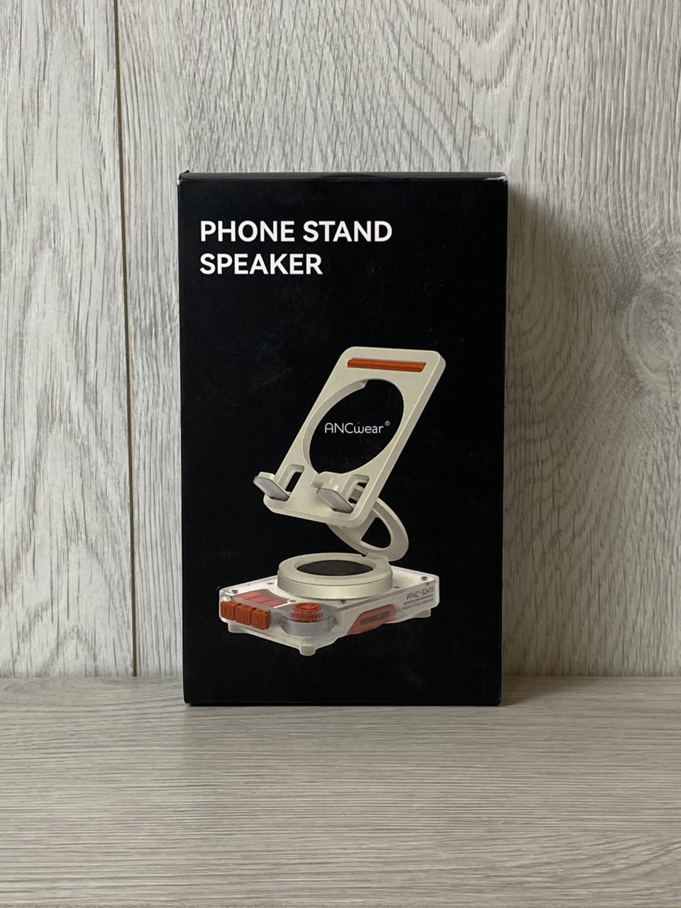 Колонка портативная Bluetooth ANCwear с TF-картой и подставкой для телефона Bluetooth 5.4 Белый - фото 8 Колонка портативная Bluetooth ANCwear с TF-картой и подставкой для телефона Bluetooth 5.4 Белый - фото 8
