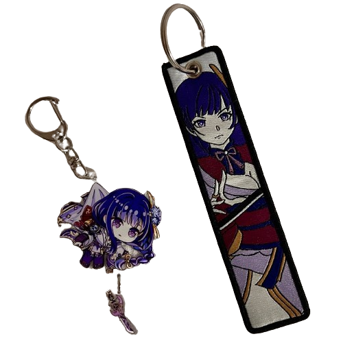 Набір брелоків Genshin Impact Сегун Райден 2 шт. (49614)