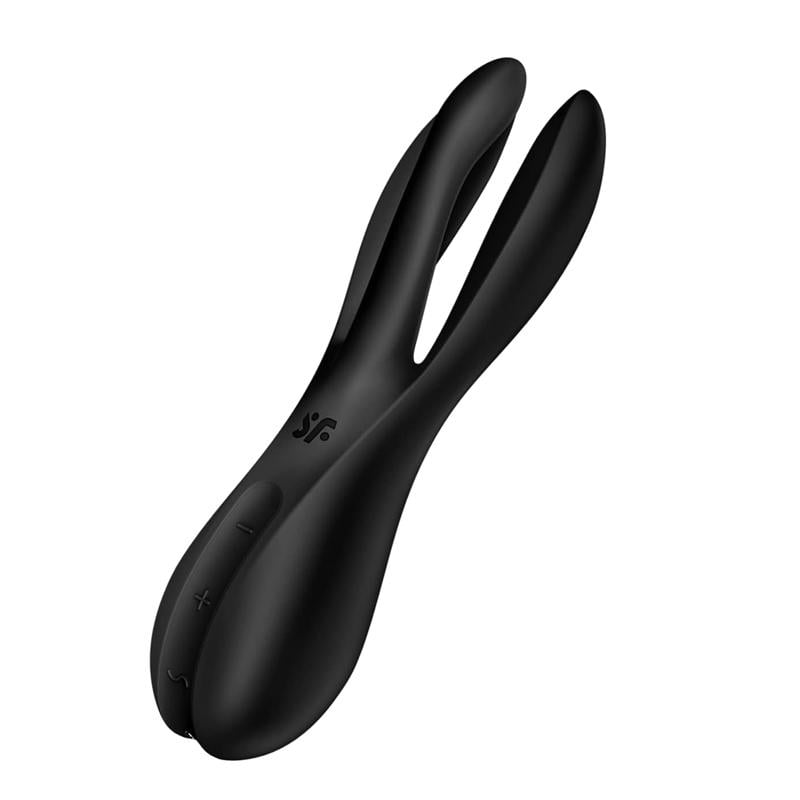 Вибратор клиторальный Satisfyer Threesome 2 14,1 см Черный (52845)