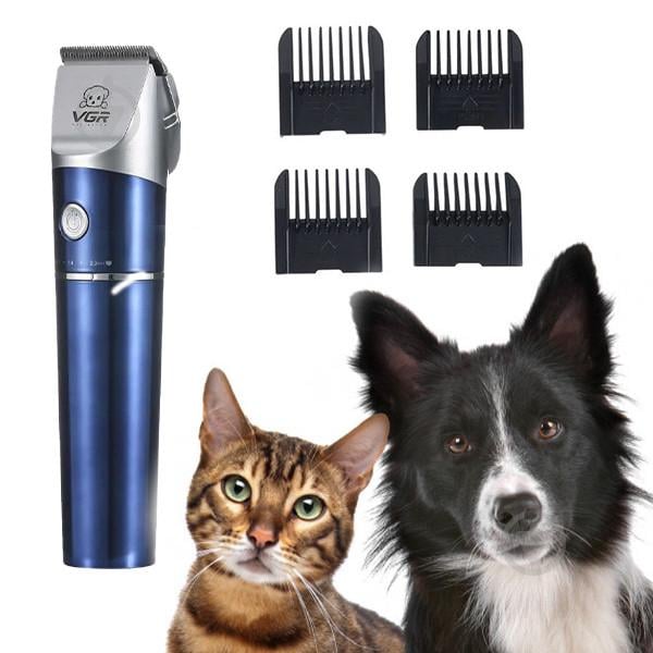 Бездротова машинка для стрижки свійських тварин грумер VGR Navigator PET Clipper