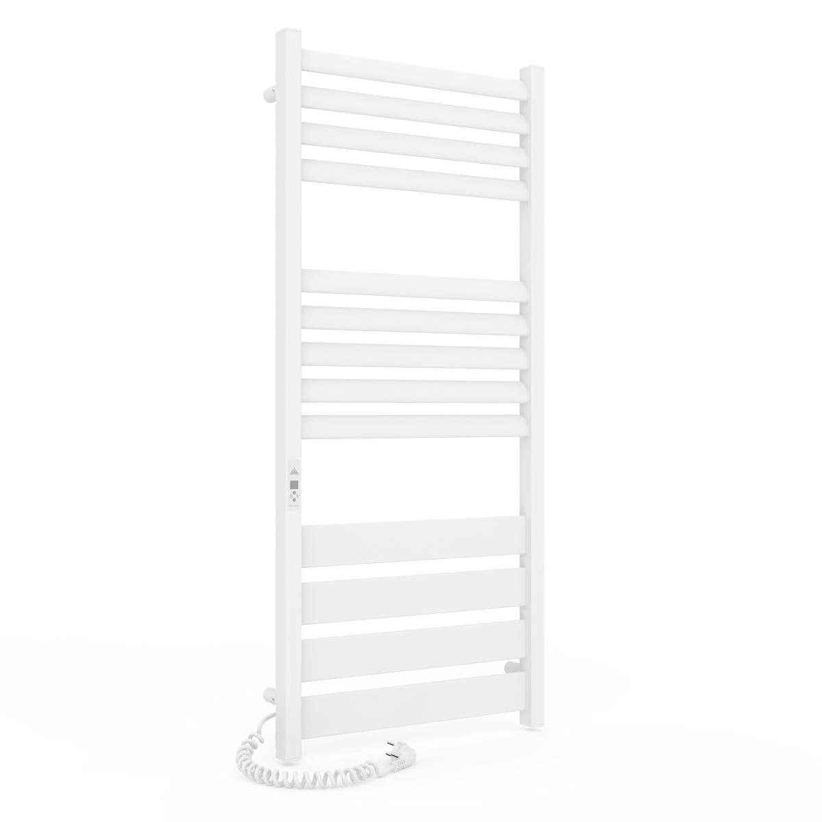 Полотенцесушитель электрический для ванной Laris Зебра Лавина ЧФ13 500х1200 мм Е из стали Белый (147-127-75201089)