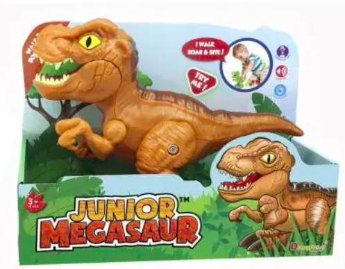 Игрушка Джуниор Мегазавр Моя первая прогулка (16953)
