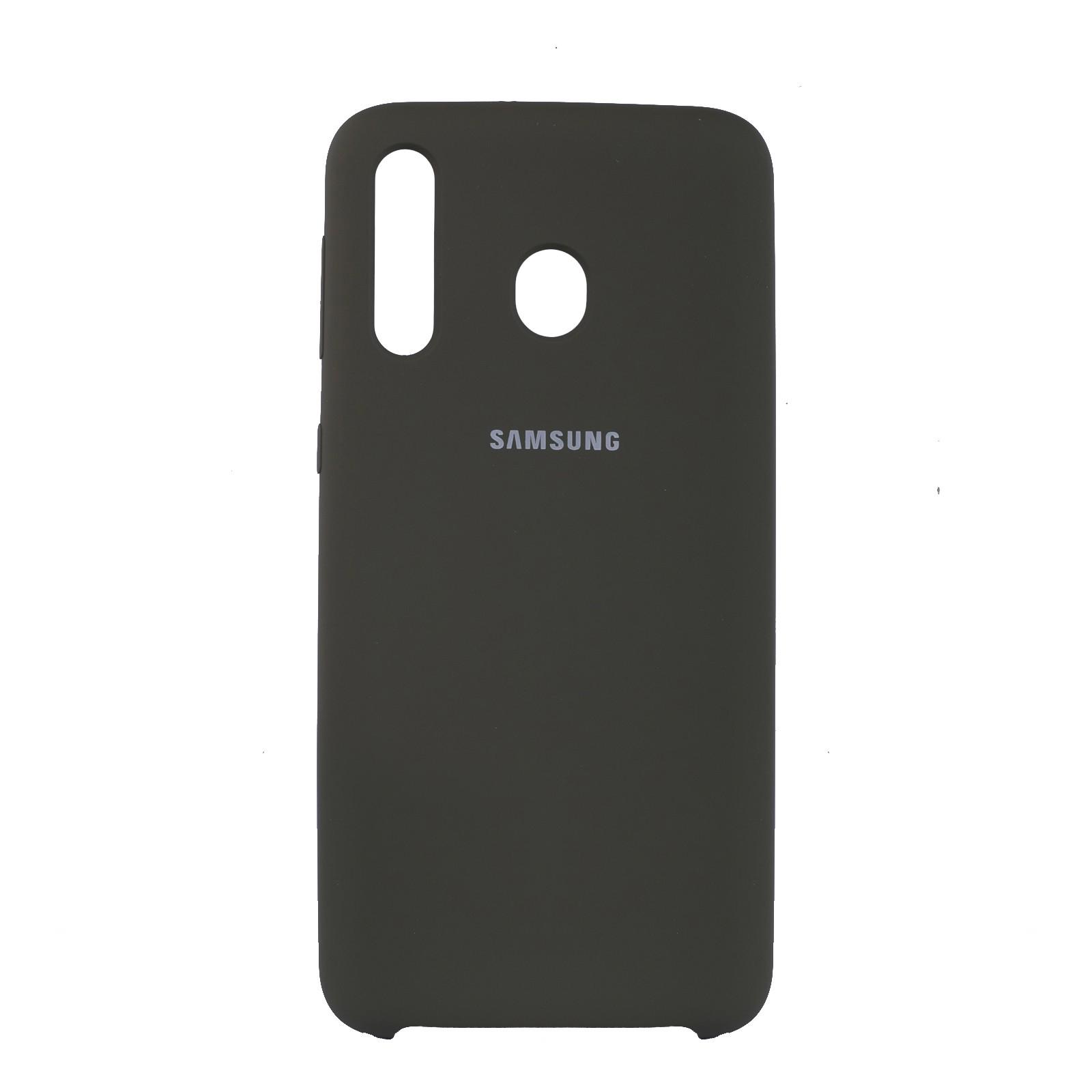 Чехол Jelly Silicone Case Samsung M30 Темно-оливковый