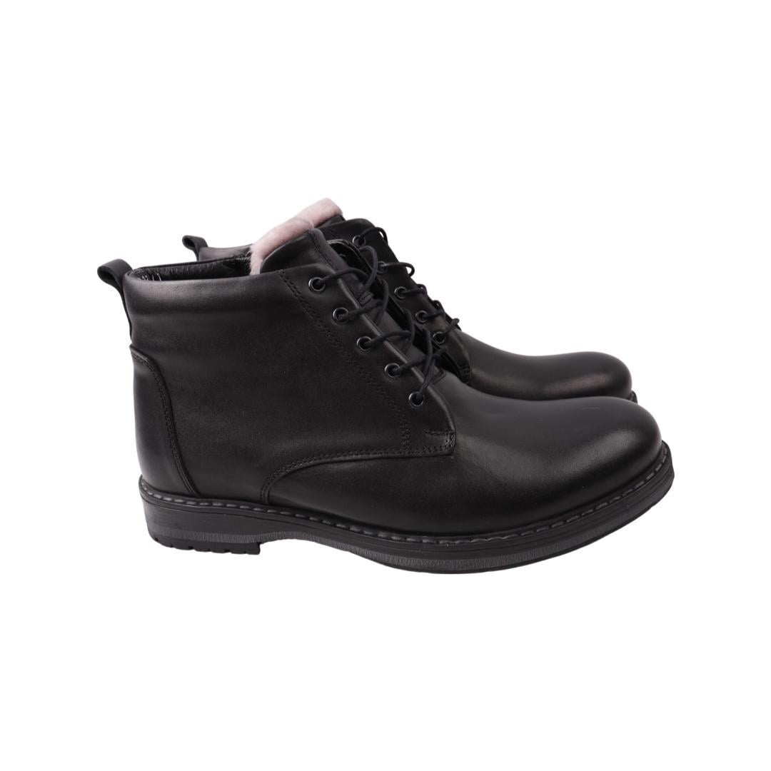 Ботинки мужские Ridge из кожи р. 43 Черный (444-22ZHC)