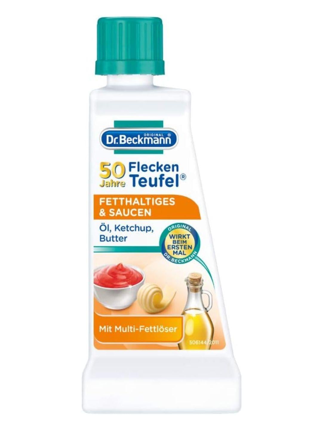 Засіб для виведення плям Dr. Beckmann Fleckenteufel Fatty & Sauces 50 мл (Е-01705)