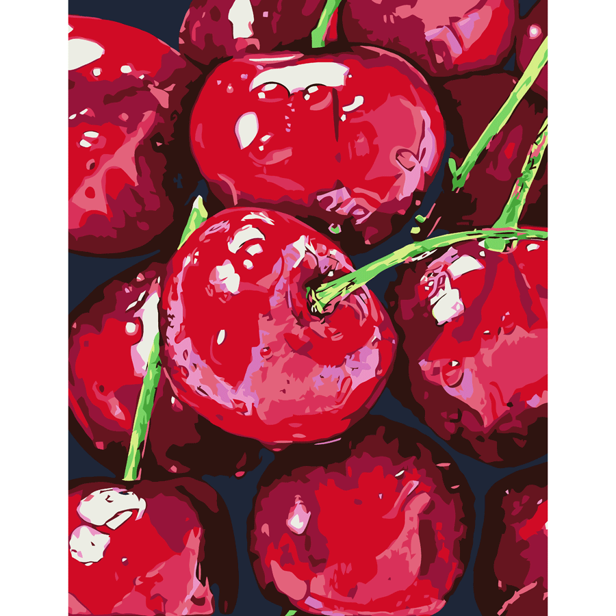 Картина за номерами Rosa Start Натюрморт Вишні 35×45 см (31921995) Картина за номерами Rosa Start Натюрморт Вишні 35×45 см (31921995)
