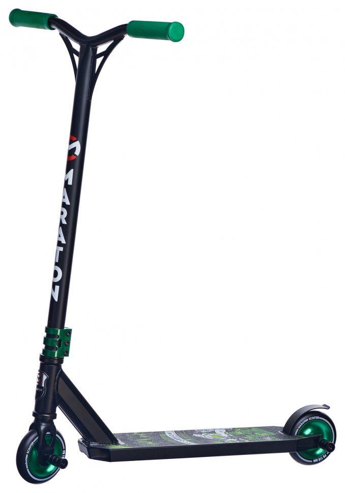 Самокат трюковый Maraton Scorpion с пегами Зеленый
