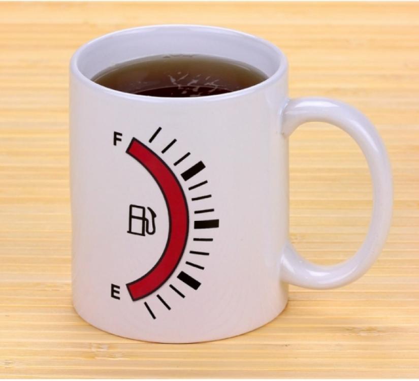 Чашка хамелеон TANK UP - round