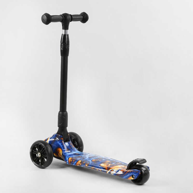 Самокат трехколесный Best Scooter 54-704 MAXI 3 колеса PU со светом