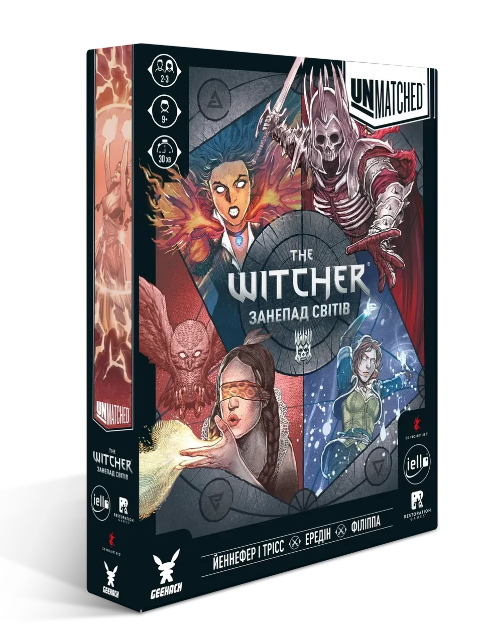 Настольная игра Unmatched Ведьмак Закат миров (2766975615)