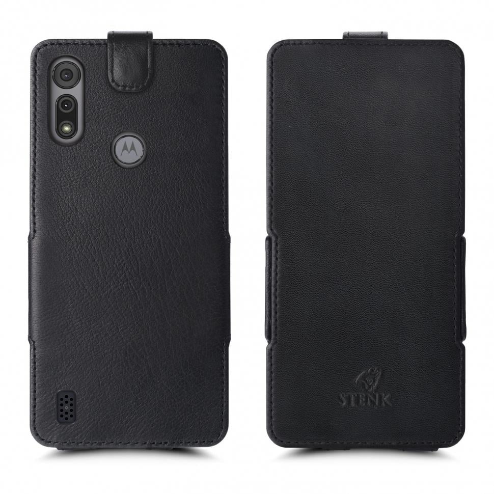 Чехол флип Stenk Prime для Motorola Moto E6s Черный (66415)