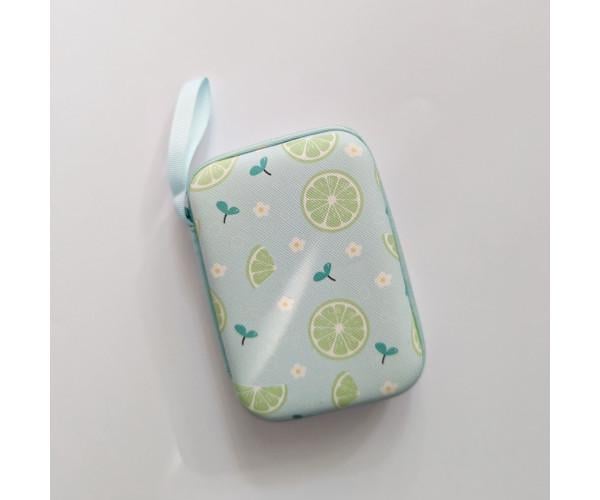 Чехол-органайзер Лайм для зарядных устройств и проводов 13,5x9,5 см (1030)