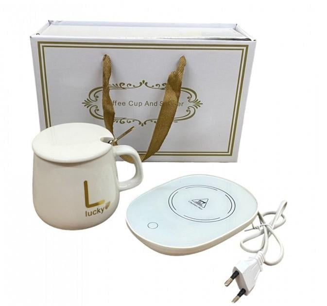 Чашка Lucky з підігрівом і керамічним покриттям 350 мл (2104618399)