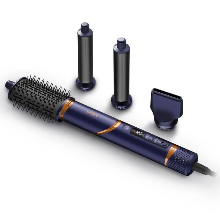 Фен-стайлер VGR V-474 4в1 1400 Вт Dark Blue (29596832) Фен-стайлер VGR V-474 4в1 1400 Вт Dark Blue (29596832)