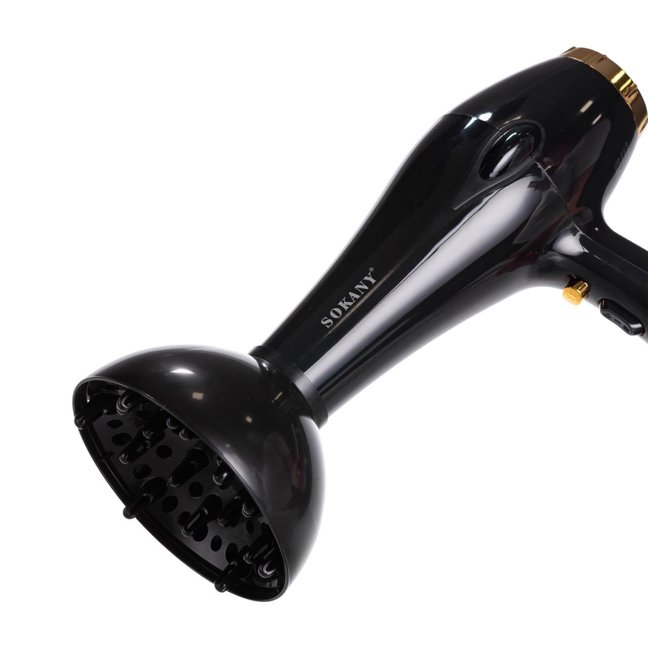 Фен для волос Sokany SK-2213 с диффузором и концентратором 2600 Вт (7412) - фото 9