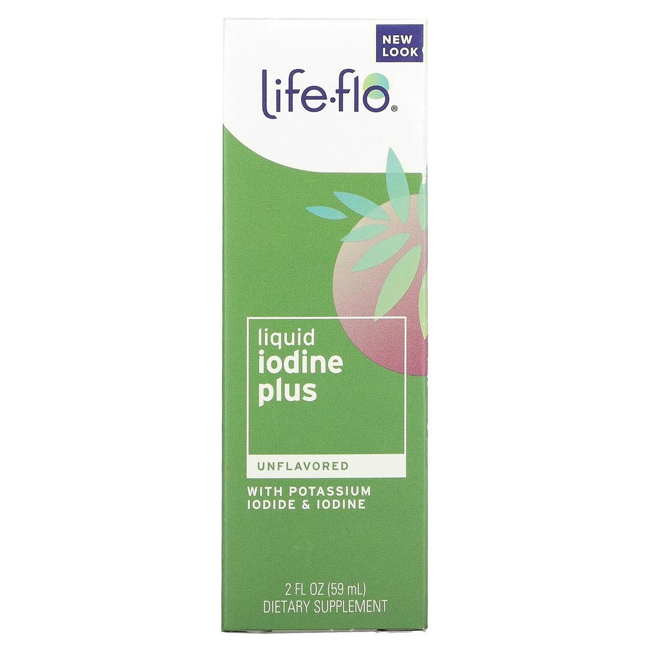 Йод жидкий Life-flo liquid iodine plus для здоровья щитовидной железы 59 мл - фото 2