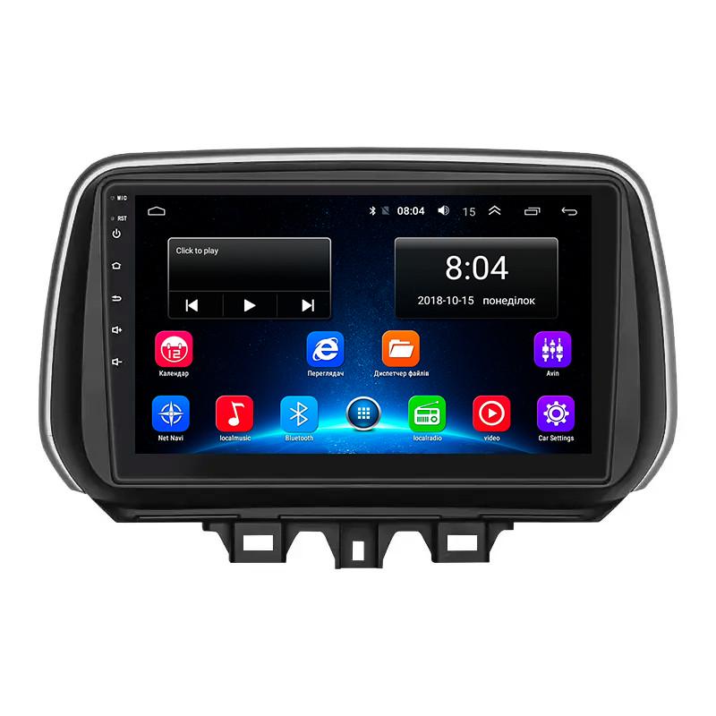 Магнитола штатная Lesko 10" для Hyundai Tucson III Restyling 2018-2021 2/32Gb Wi-Fi GPS Base