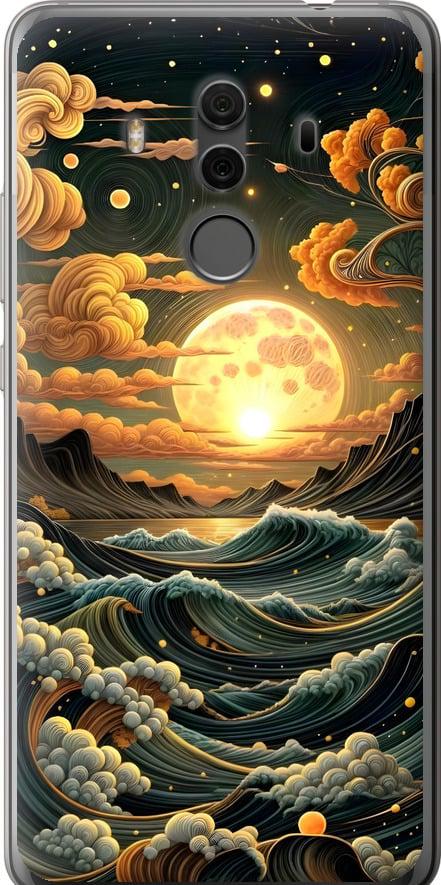 Чехол на Huawei Mate 10 Pro Арт волны (6332t-1138-42517) Чехол на Huawei Mate 10 Pro Арт волны (6332t-1138-42517)