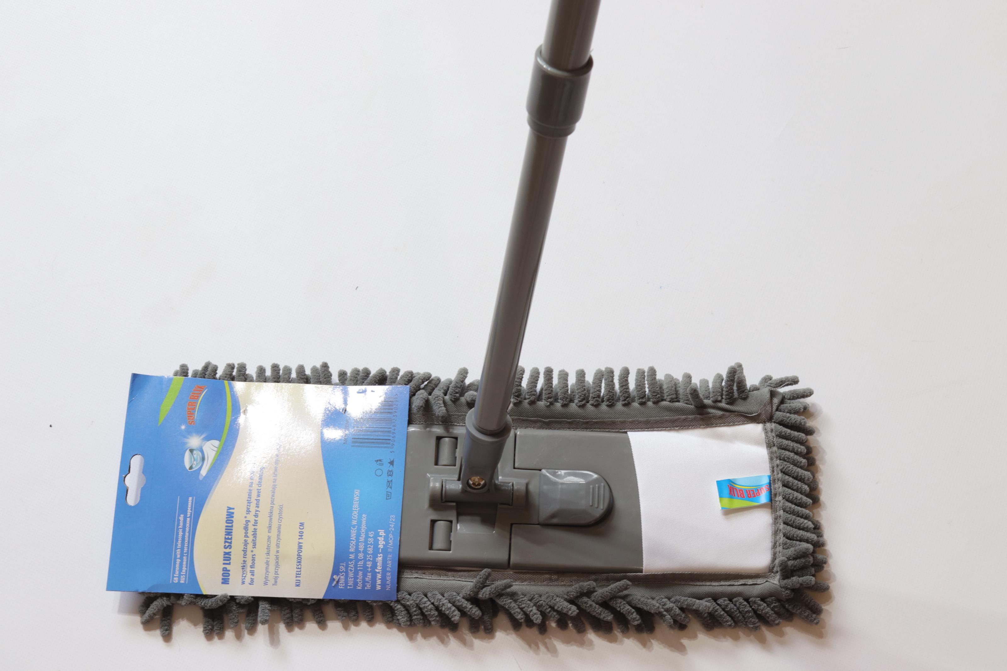 Швабра для пола Эко Люкс из микрофибры лапша Серый (7842grey) Швабра для пола Эко Люкс из микрофибры лапша Серый (7842grey)