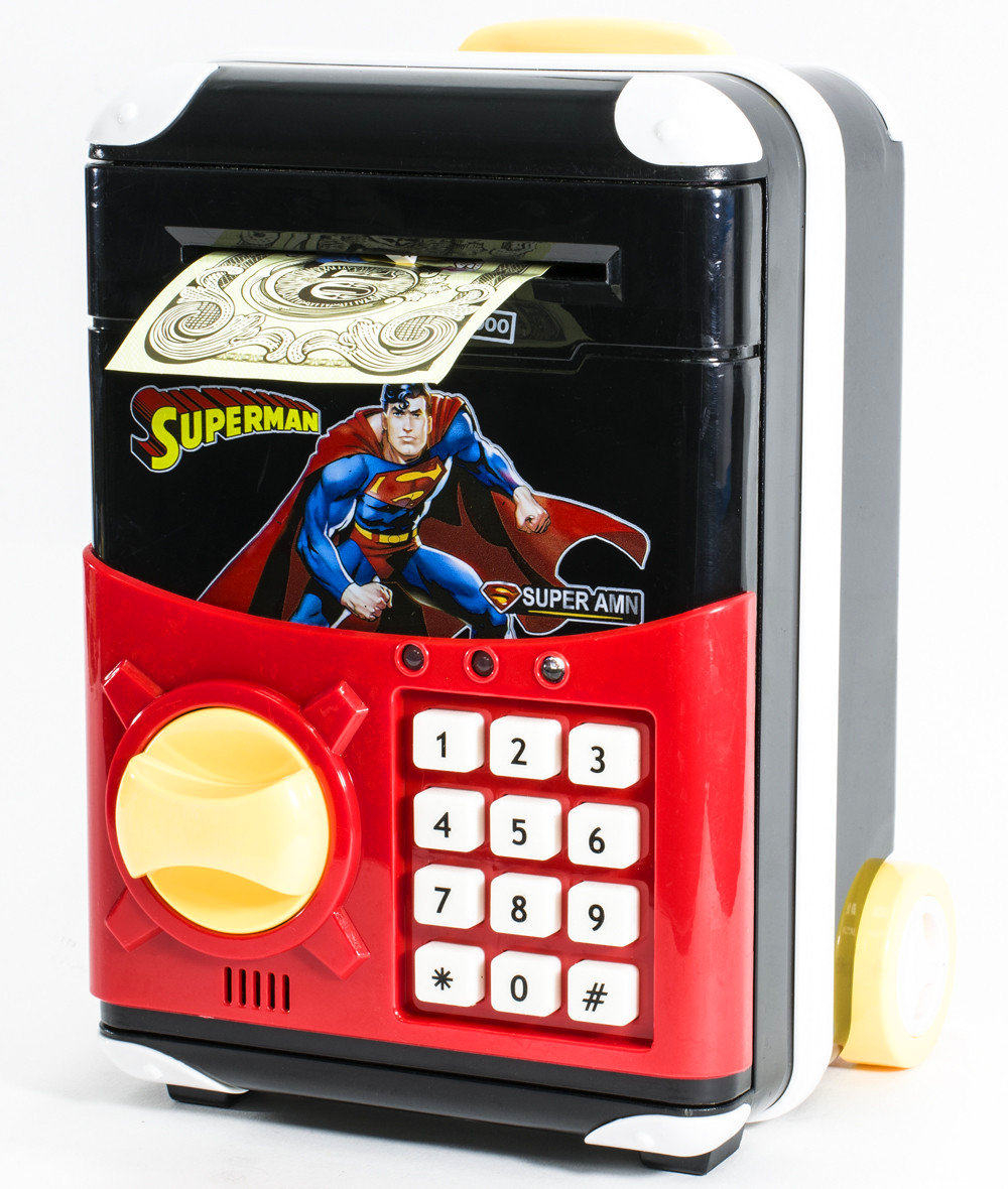Скарбничка сейф Superman з кодовим замком (SUPER)