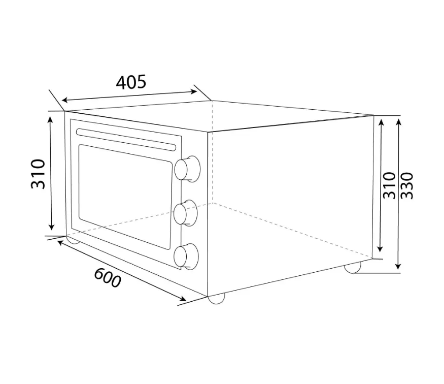 Електрична піч FRANCESCA - фото 2 Електрична піч FRANCESCA - фото 2