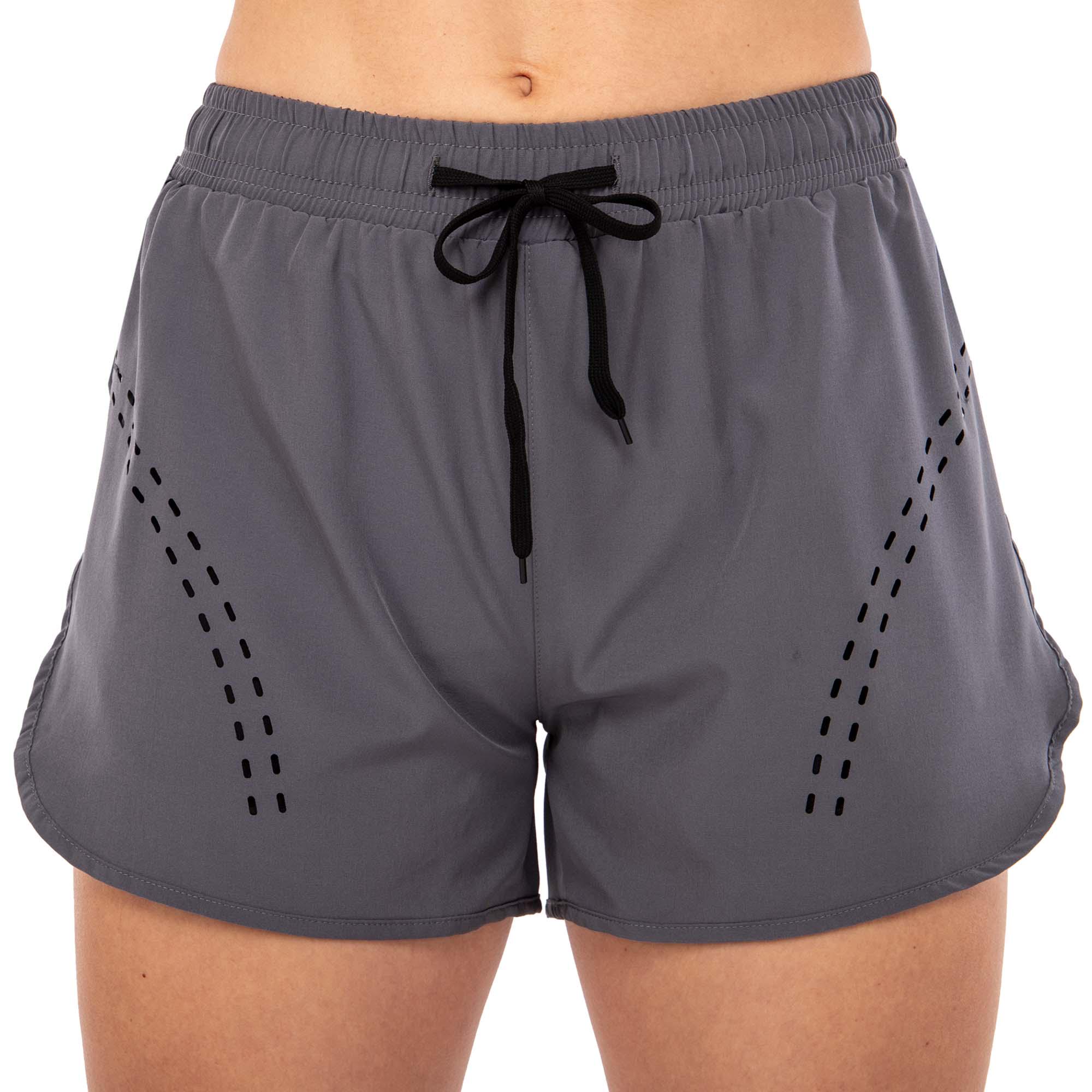 Шорти жіночі спортивні SP-Sport 12208 подвійні XL Сірий - фото 2 Шорти жіночі спортивні SP-Sport 12208 подвійні XL Сірий - фото 2