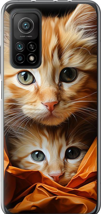 Чехол на Xiaomi Mi 10T Котики 2 (5664u-2096-42517)