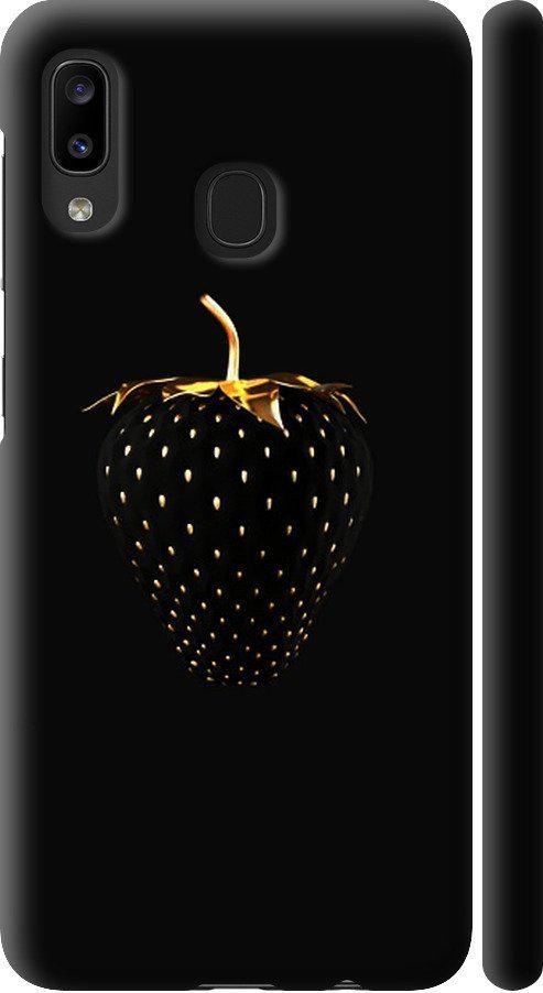 Чехол на Samsung Galaxy A20e A202F Черная клубника (3585m-1709-42517)