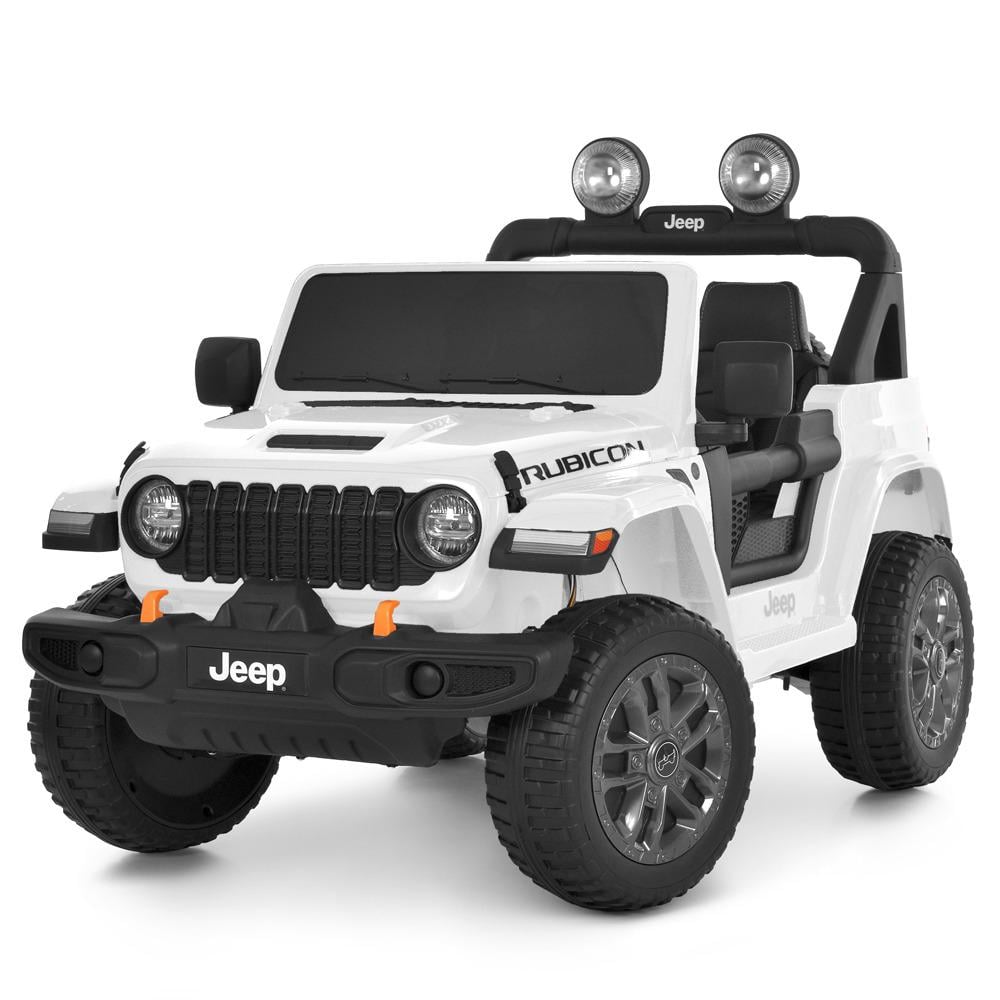 Детский электромобиль внедорожник Jeep 140W M 4176EBLR-1 Белый (650774327)