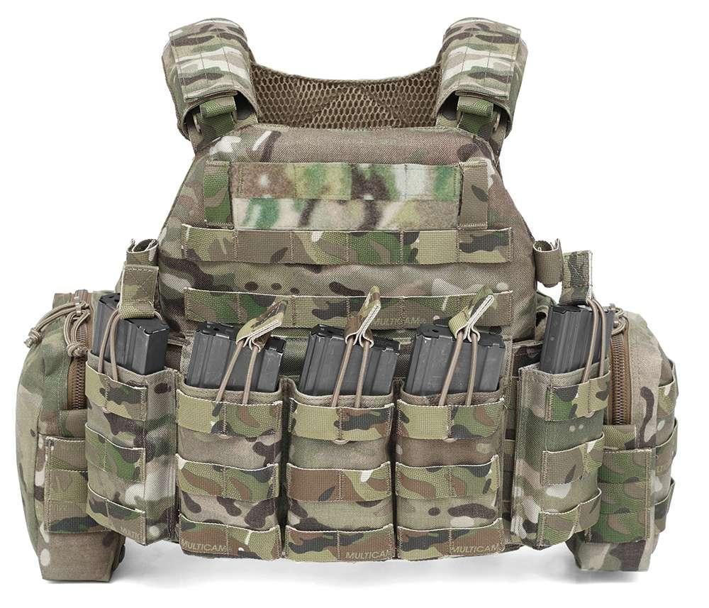 Плитоноска Warrior Assault Systems Dynamic Combat System з підсумками M4 5,56 мм M Multicam