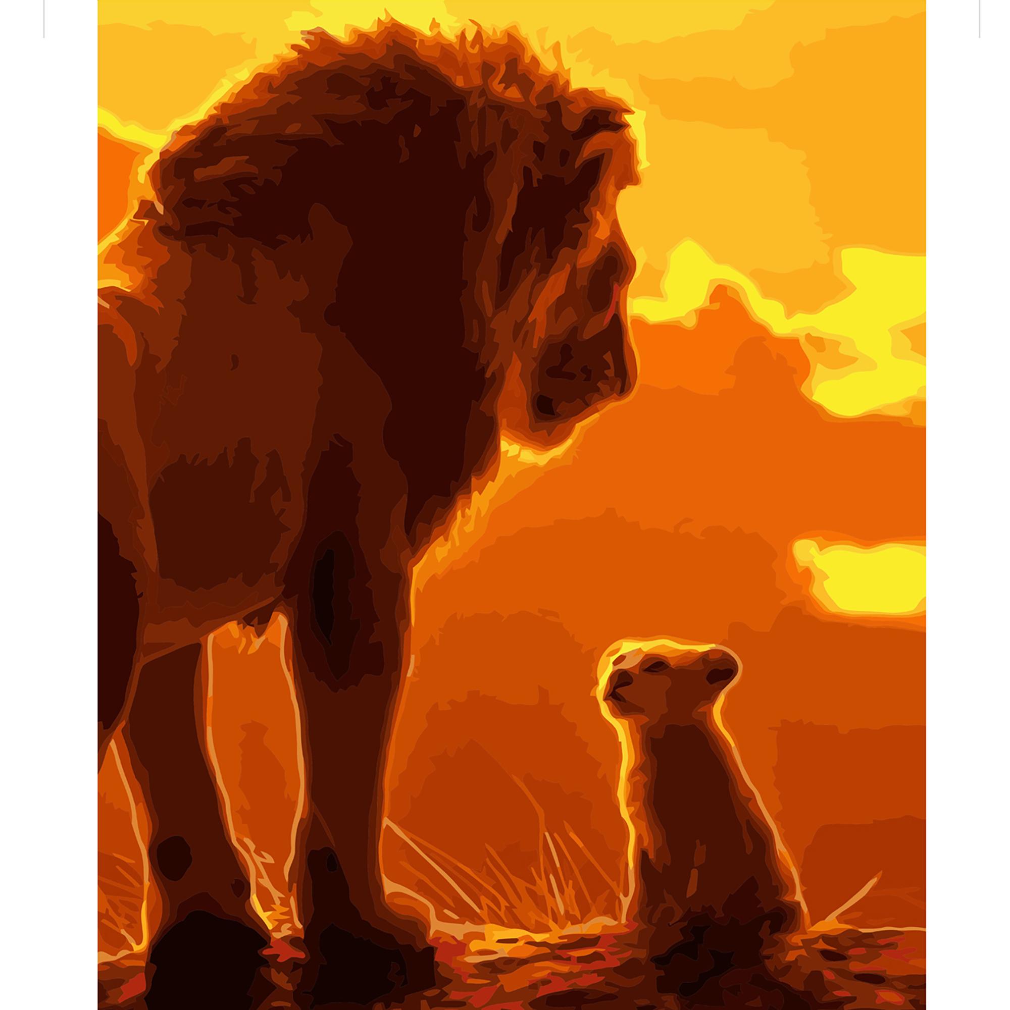 Картина по номерам Strateg Будущий король 40x50 см (VA-3128)