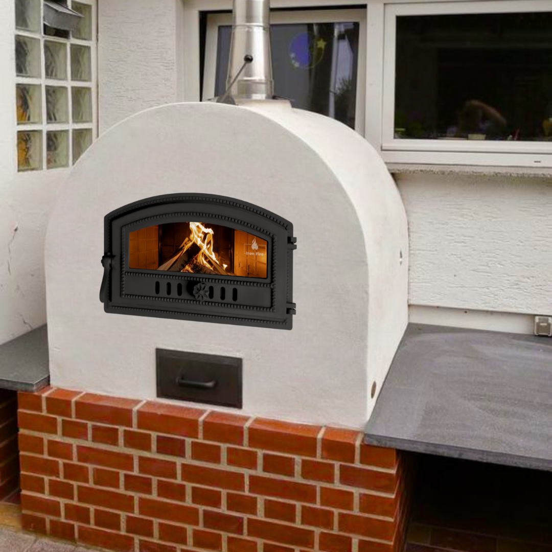 Дверцы каминные Iron Fire Vinsit со стеклом 455x285 мм (1265)