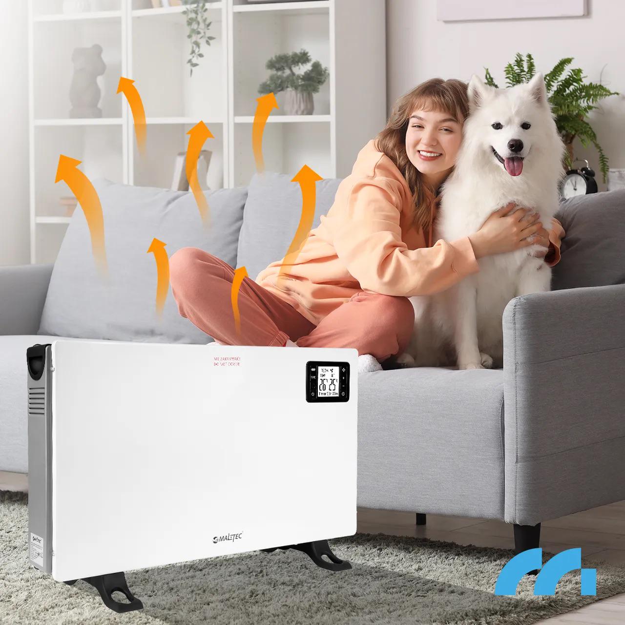 Электрический конвекторный обогреватель Maltec Turbo с таймером/термостатом и дистанционным управлением 2000 Вт (CH2000DW) - фото 10 Электрический конвекторный обогреватель Maltec Turbo с таймером/термостатом и дистанционным управлением 2000 Вт (CH2000DW) - фото 10