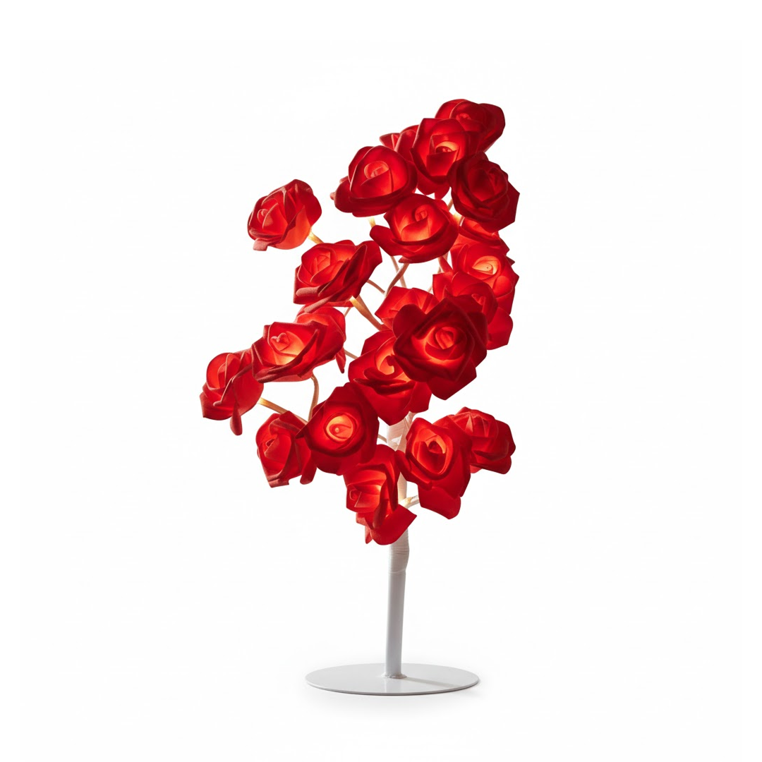 Светильник дерево с розами (12382)