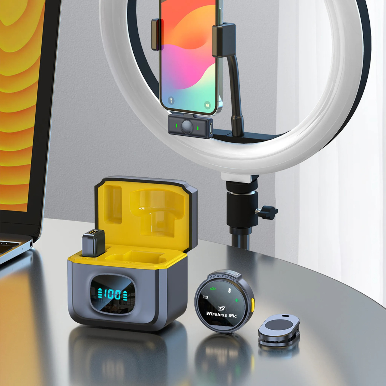 Микрофон-петличка беспроводной J6 Type-C для смартфона - фото 10