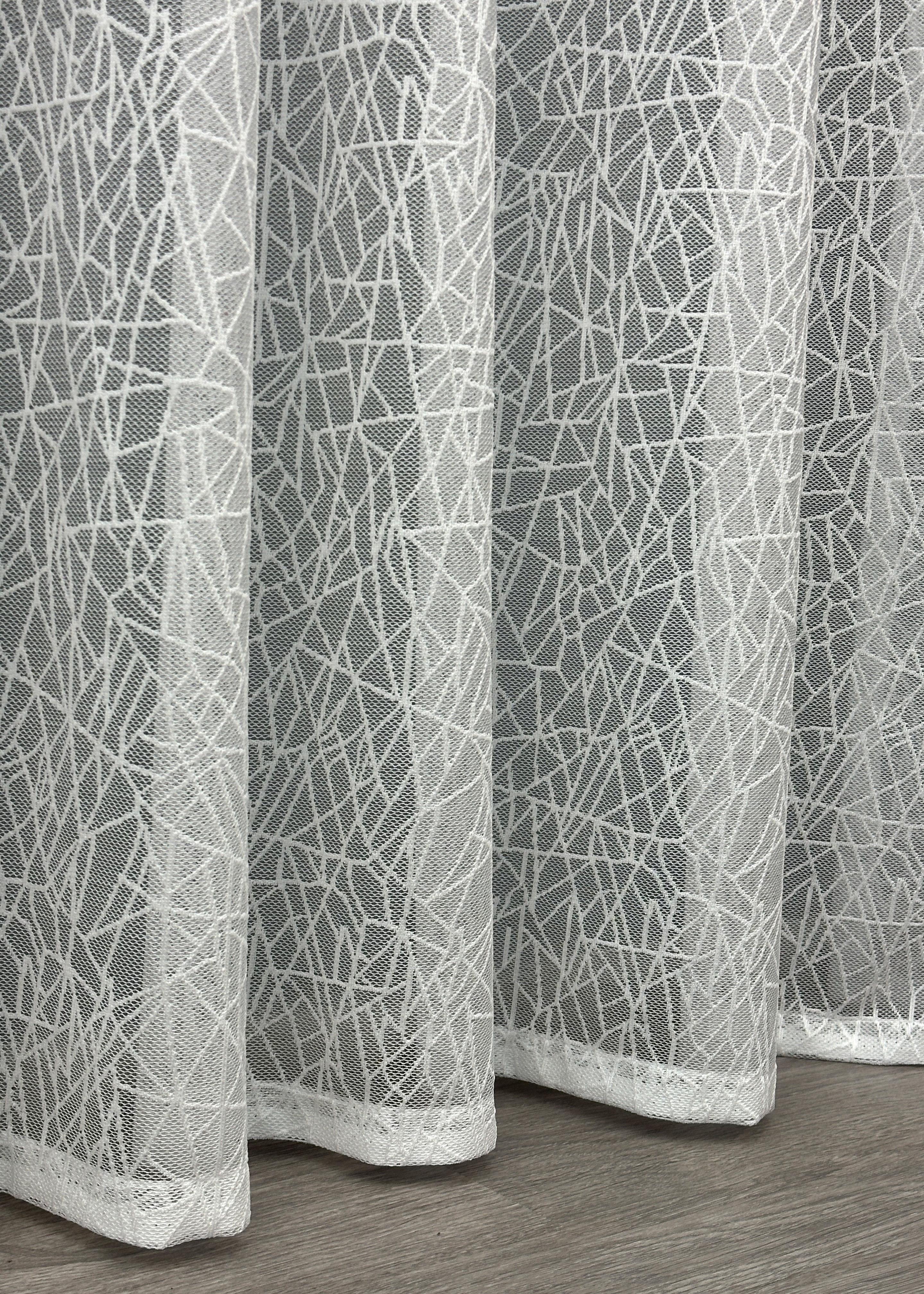 Тюль VR-Textil 1674т жаккард 300х270 см Белый (42-0694) - фото 7 Тюль VR-Textil 1674т жаккард 300х270 см Белый (42-0694) - фото 7