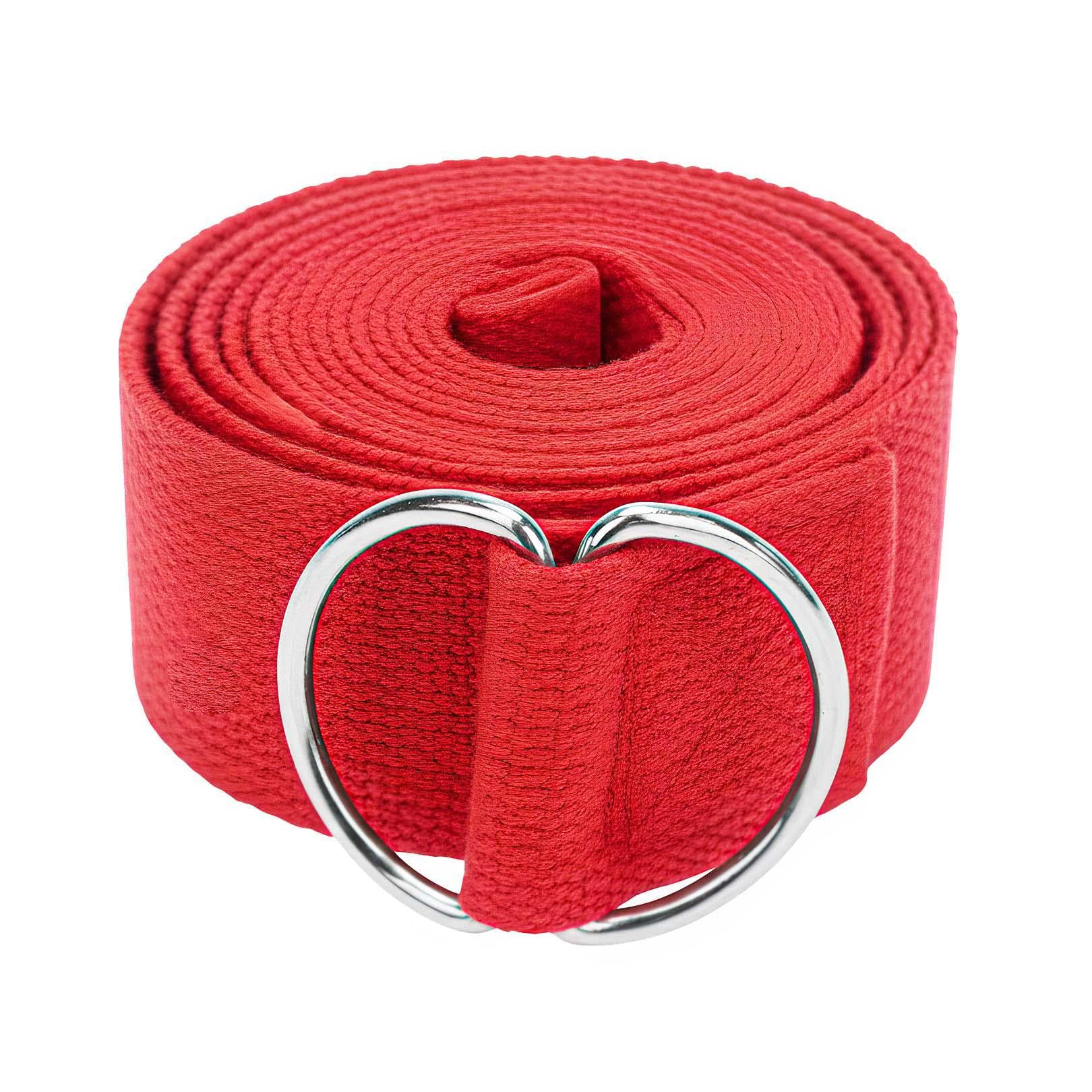 Ремень для йоги EasyFit Yoga Strap 183 см Красный (EFYGS183-R)