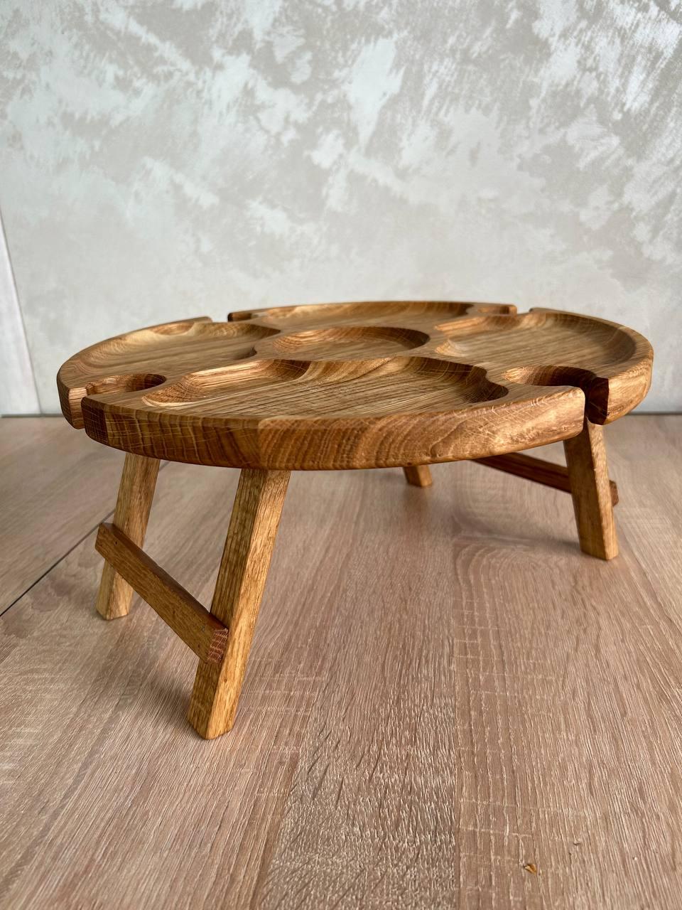 Столик винний Дуб на 4 бокала (1778061190)