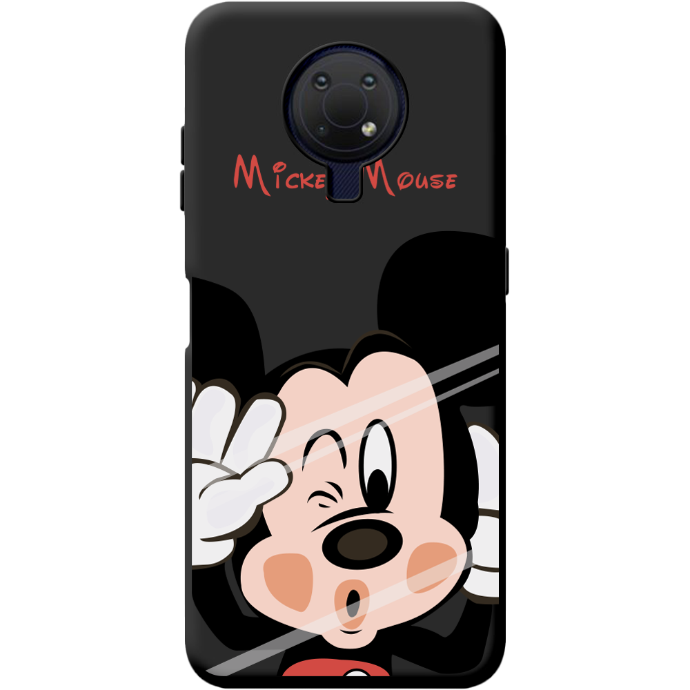 Чехол BoxFace Nokia G10 Mister M Черный силикон (42626-cc58-42880)