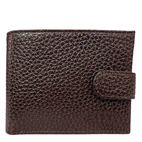 Портмоне чоловіче з натуральної шкіри Karya 0980-04 Коричневий (1778658129)