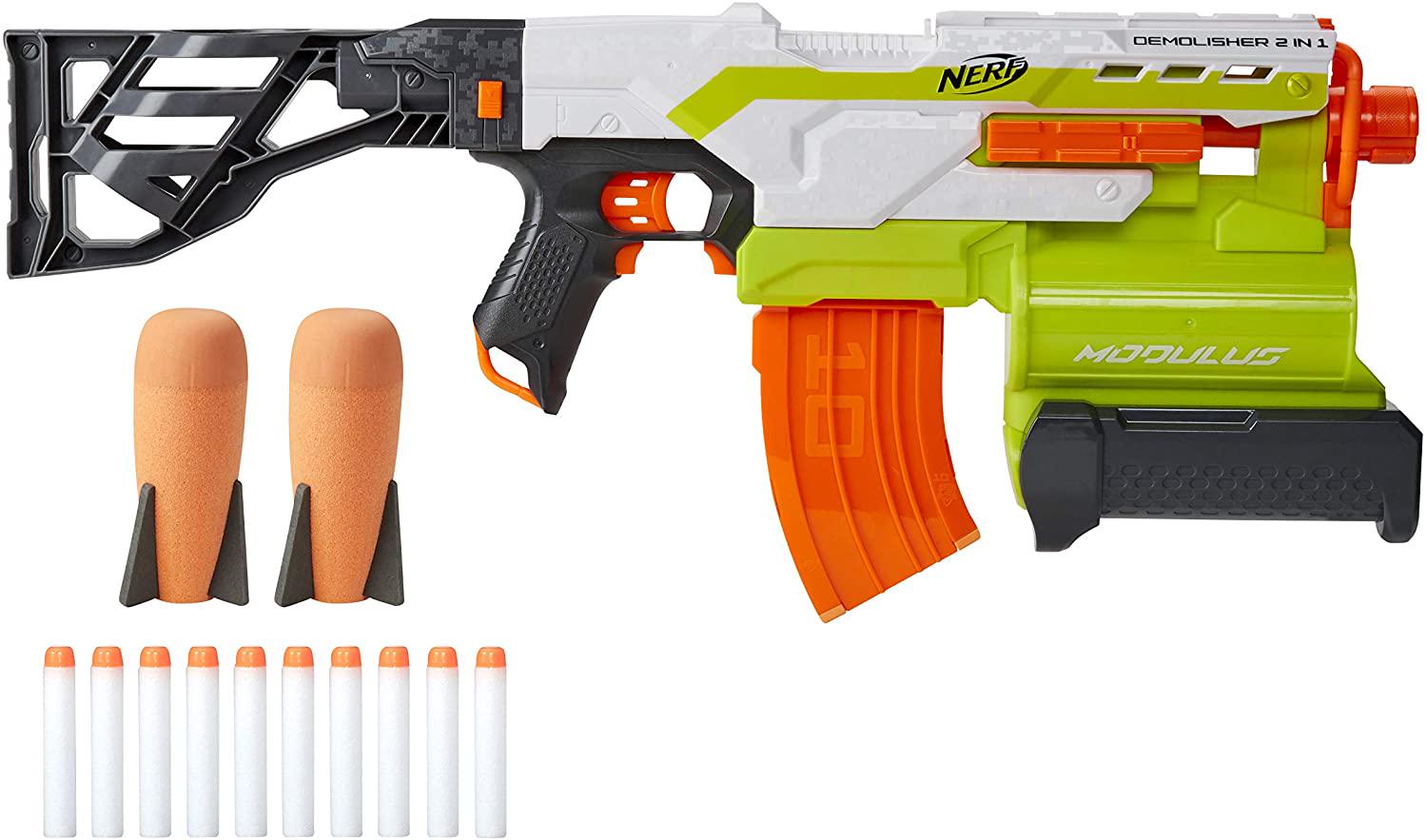 Бластер моторизированный 2в1 Nerf Modulus Demolisher (F0931) - фото 5