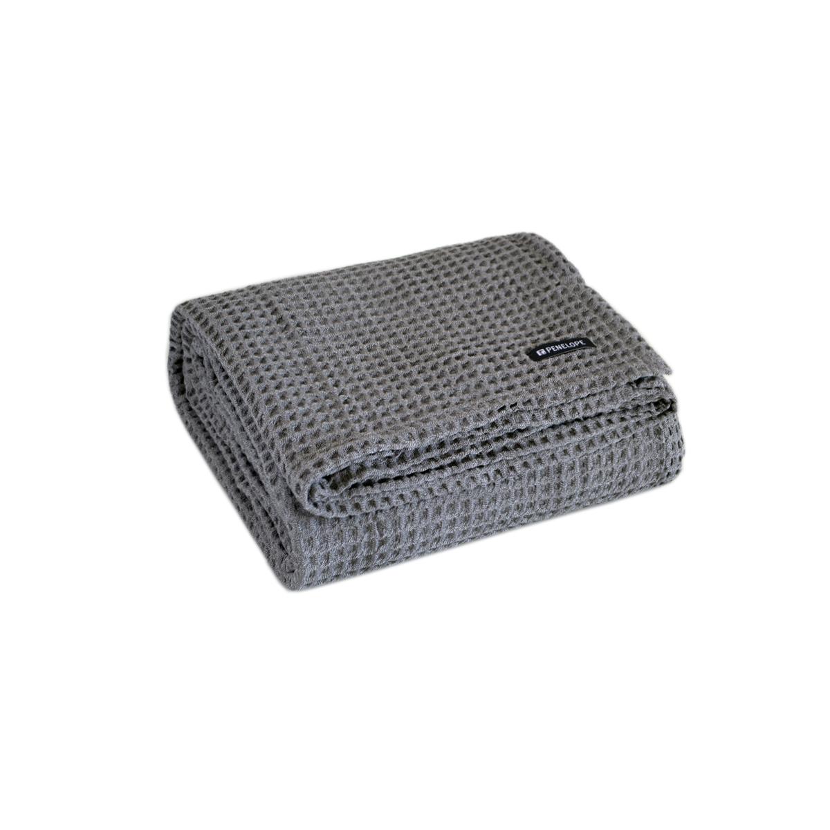 Покривало Penelope Eve Waffle 240х260 см Антрацит (svt-2000022309790)