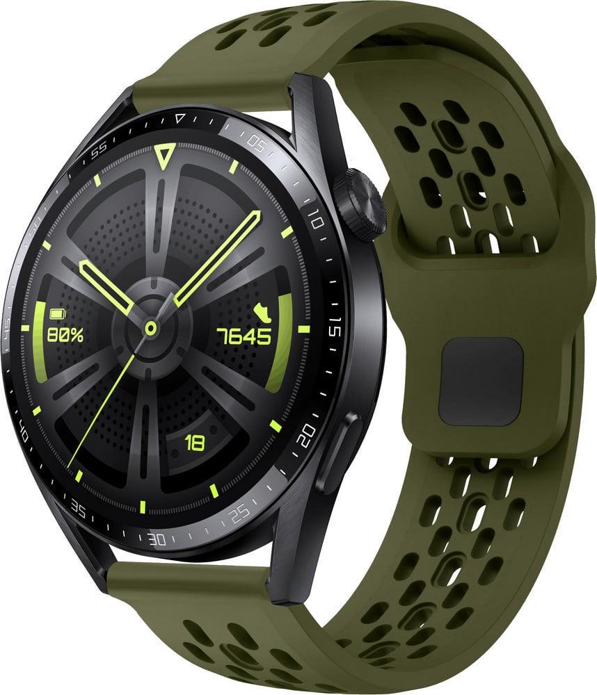 Ремешок силиконовый Liveunic для Huawei Watch GT4 46 мм Khaki (41984-17)