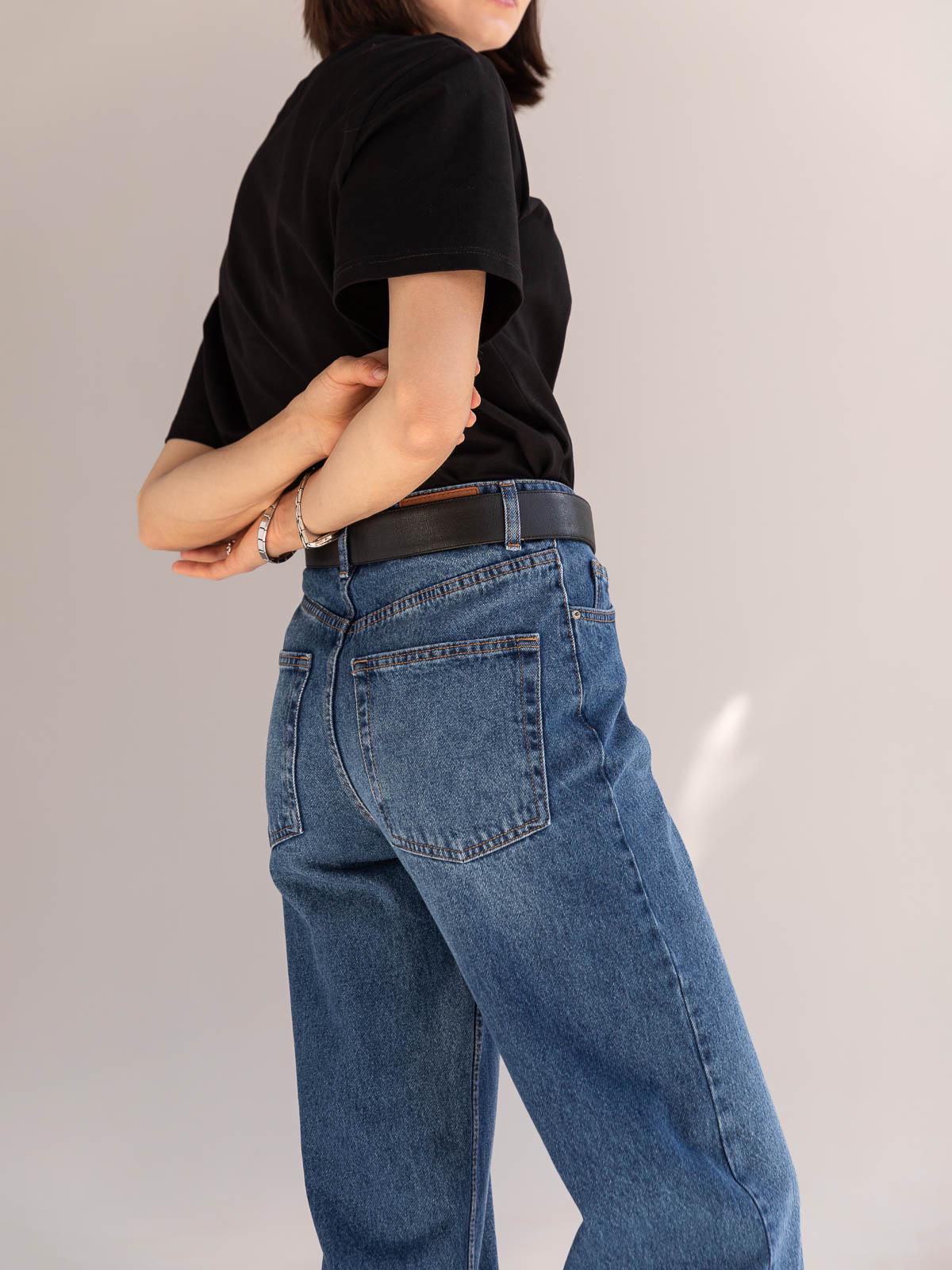 Джинси жіночі широкі FROMUS L Блакітний (9009-7) - фото 6 Джинси жіночі широкі FROMUS L Блакітний (9009-7) - фото 6